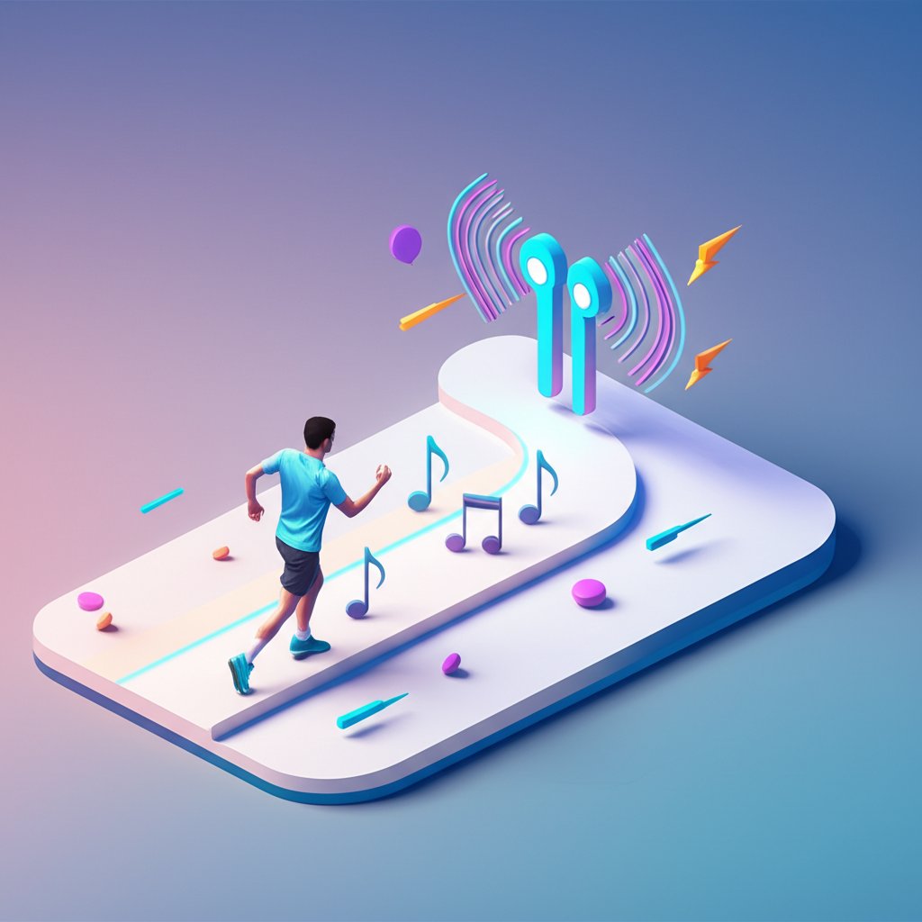 Music, the unseen pacer, motivates runners, improving performance and enjoyment.