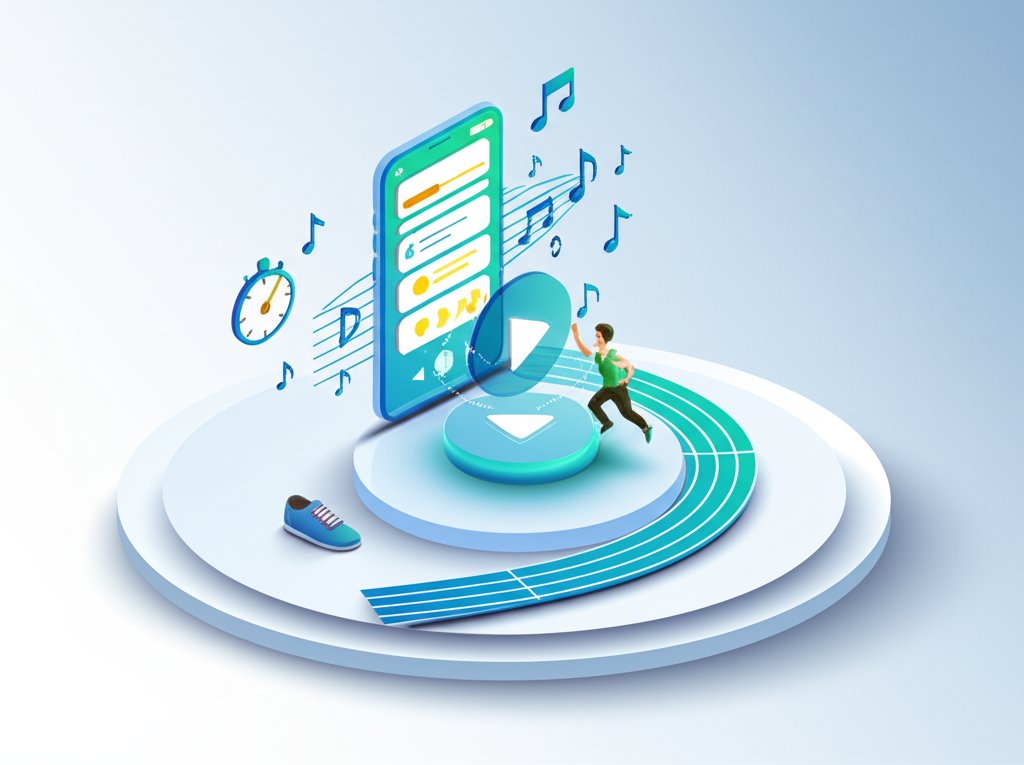 At a Glance guide: Crafting your perfect running playlist with motivational music.