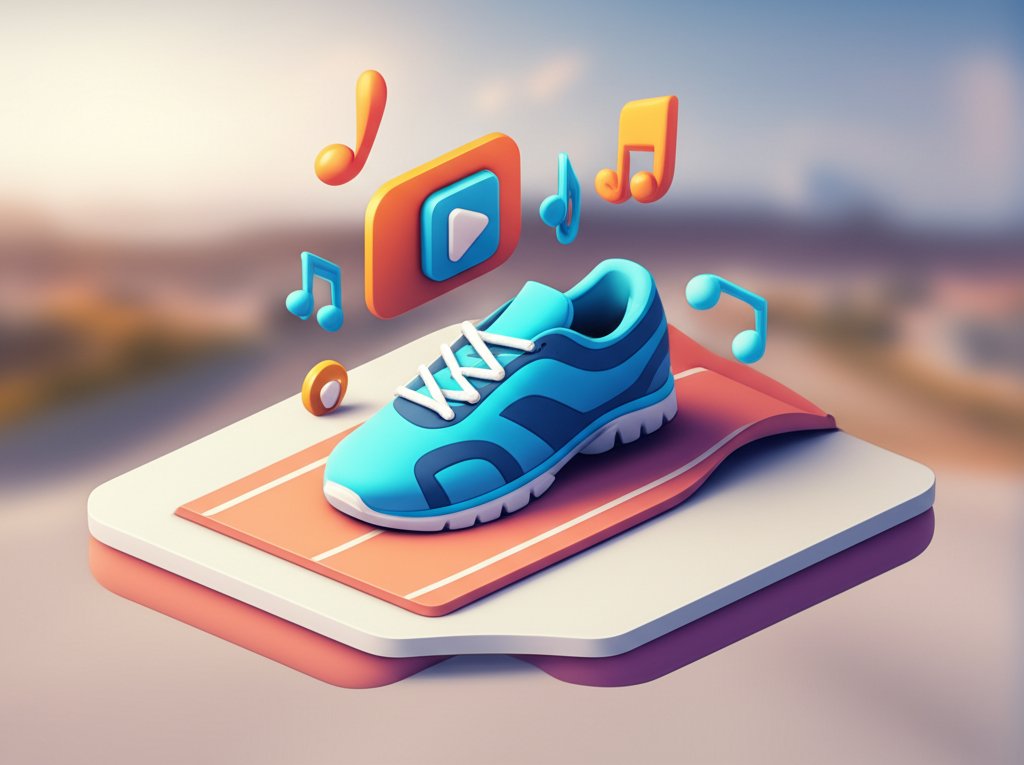 Marathon playlist: energizing music for long-distance runners.