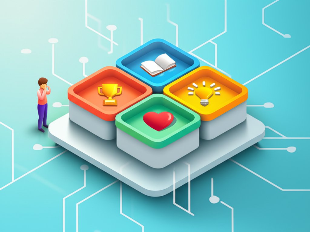 Visual guide: Categorizing a motivational toolkit for personal development.