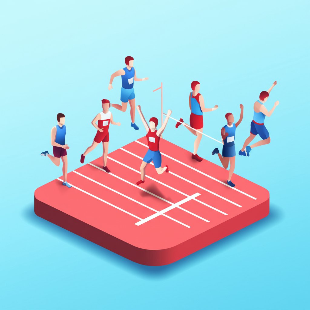 Motivational quotes energize track and field athletes for peak performance.