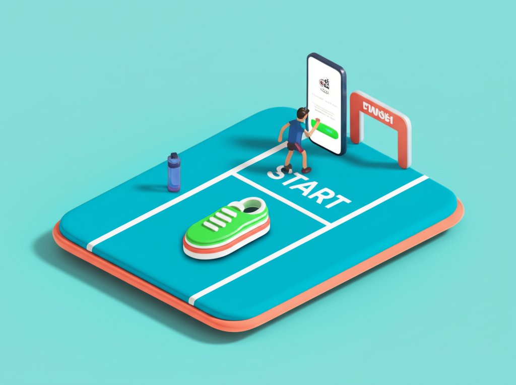 Running app for beginners to kickstart your fitness journey.