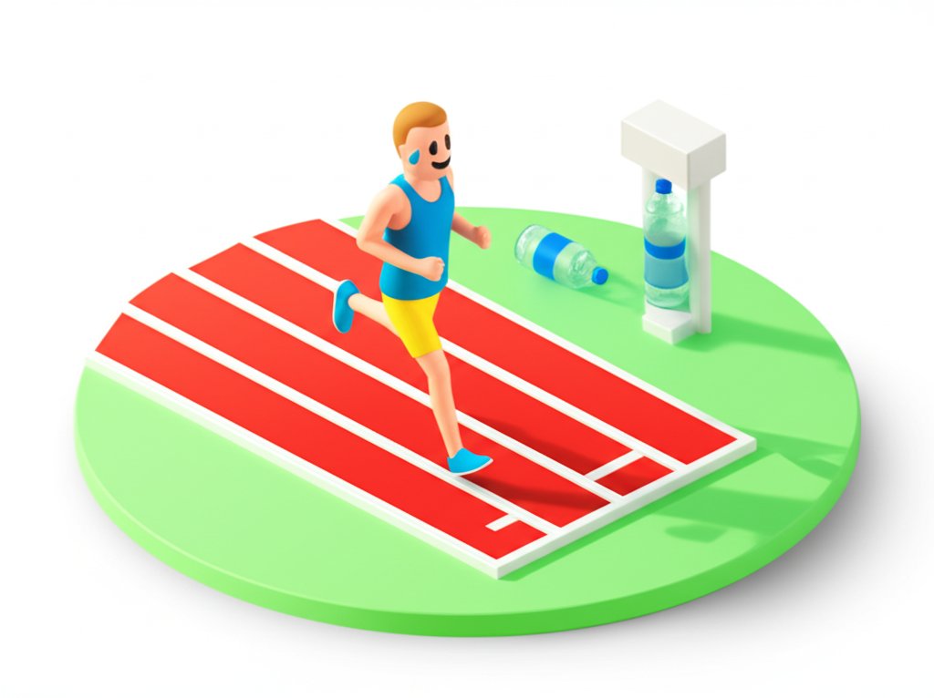 Funny running captions for track and field social media.