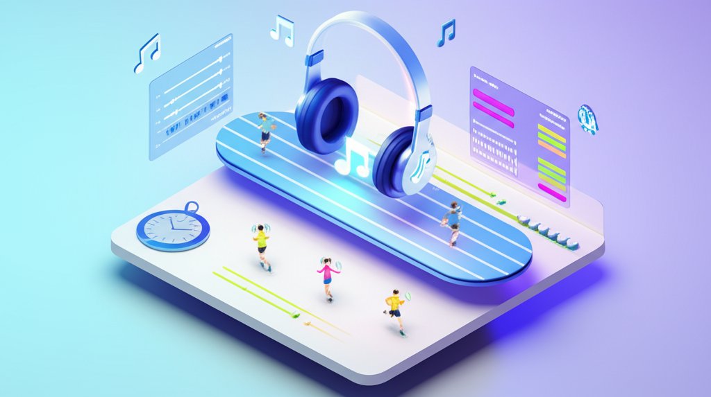 Crafting custom running music playlists tailored for every pace.