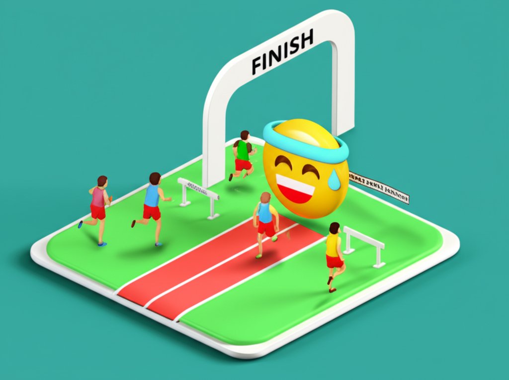 Humor: The unexpected edge for track athletes' mental and physical performance.