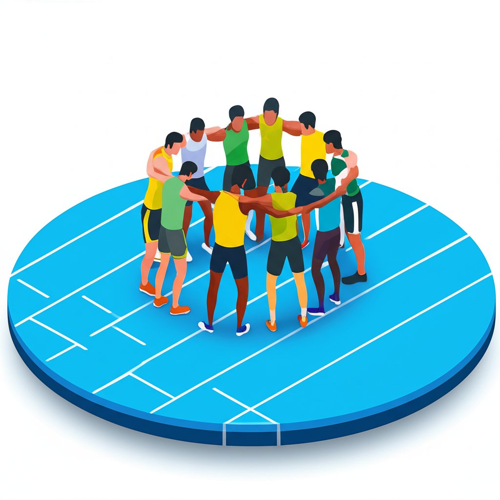 Inspiring track team quotes for motivation, unity, and athletic success.