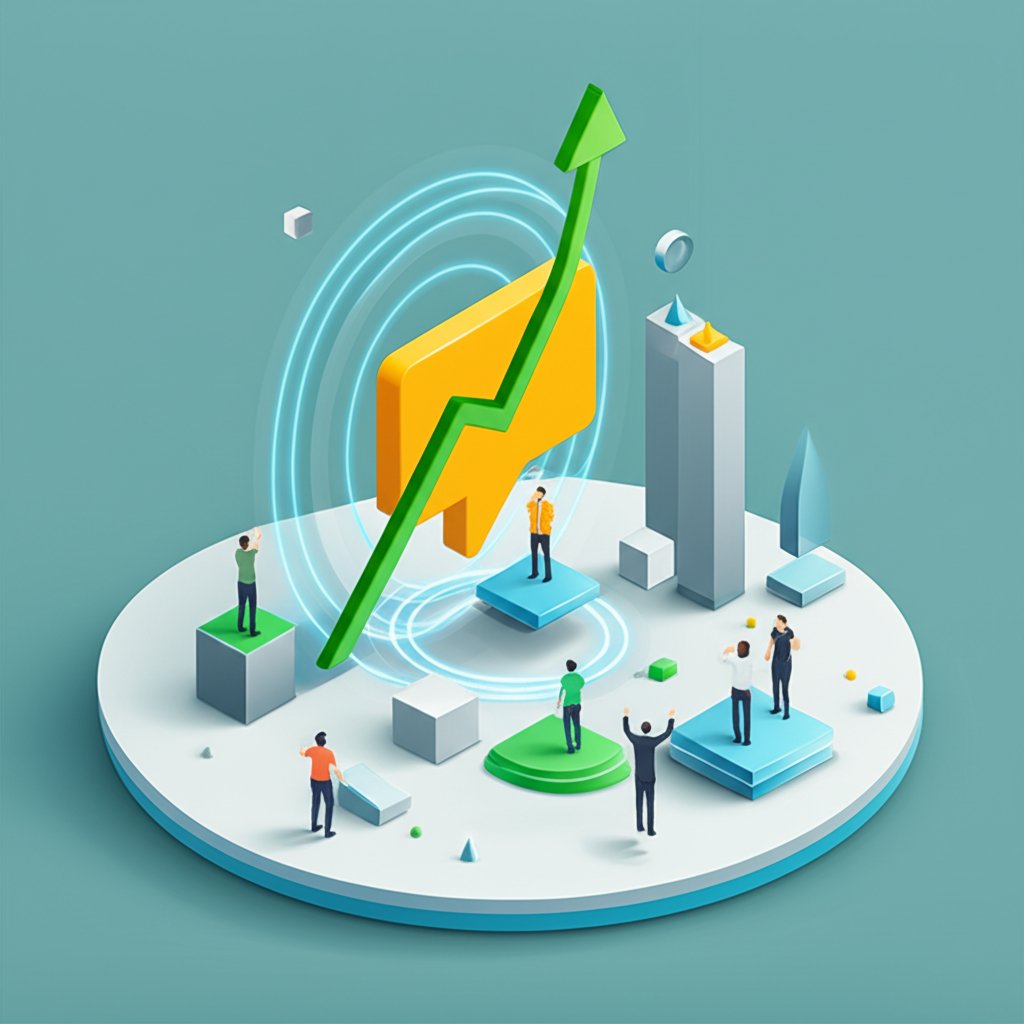 Graphic illustrating the unseen power of words to drive performance and achieve results.